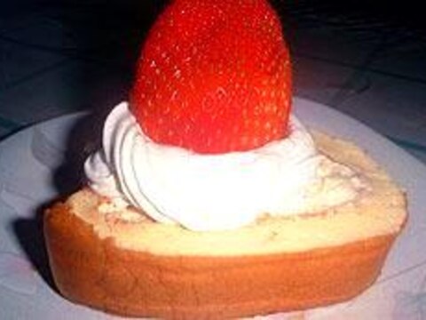 しっとりスポンジのロールケーキ